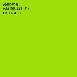#9EDF0B - Pistachio Color Image