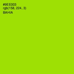 #9EE003 - Bahia Color Image