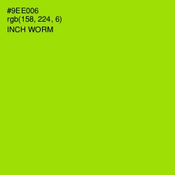 #9EE006 - Inch Worm Color Image