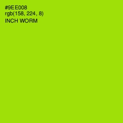 #9EE008 - Inch Worm Color Image