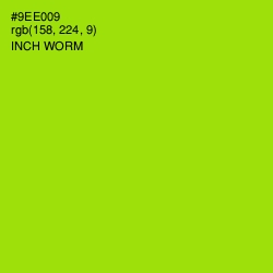 #9EE009 - Inch Worm Color Image