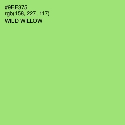 #9EE375 - Wild Willow Color Image