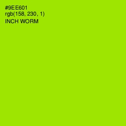 #9EE601 - Inch Worm Color Image