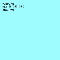 #9EFCFE - Anakiwa Color Image