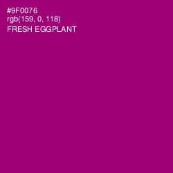 #9F0076 - Fresh Eggplant Color Image