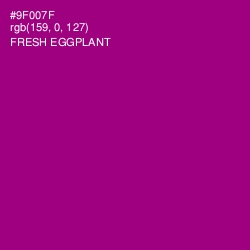 #9F007F - Fresh Eggplant Color Image