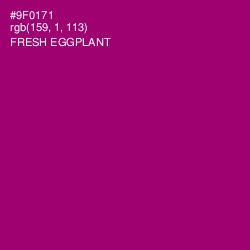 #9F0171 - Fresh Eggplant Color Image