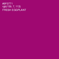 #9F0771 - Fresh Eggplant Color Image