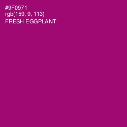 #9F0971 - Fresh Eggplant Color Image