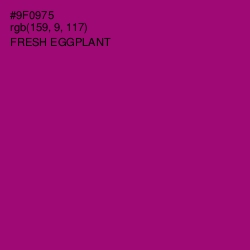 #9F0975 - Fresh Eggplant Color Image