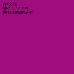 #9F0C7E - Fresh Eggplant Color Image