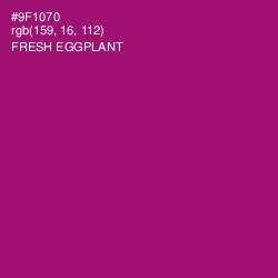 #9F1070 - Fresh Eggplant Color Image