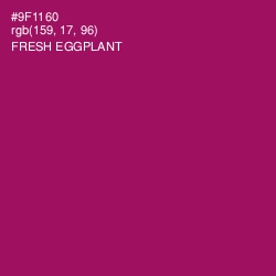 #9F1160 - Fresh Eggplant Color Image