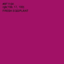 #9F1164 - Fresh Eggplant Color Image