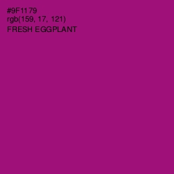 #9F1179 - Fresh Eggplant Color Image