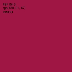 #9F1543 - Disco Color Image