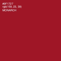 #9F1727 - Monarch Color Image