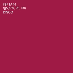 #9F1A44 - Disco Color Image