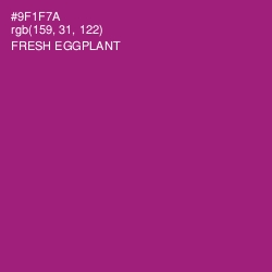 #9F1F7A - Fresh Eggplant Color Image