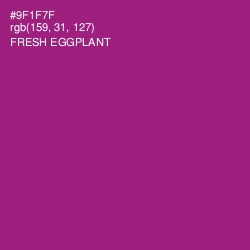 #9F1F7F - Fresh Eggplant Color Image