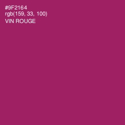 #9F2164 - Vin Rouge Color Image