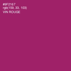 #9F2167 - Vin Rouge Color Image