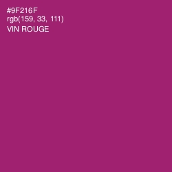 #9F216F - Vin Rouge Color Image