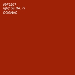 #9F2207 - Cognac Color Image