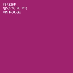 #9F226F - Vin Rouge Color Image