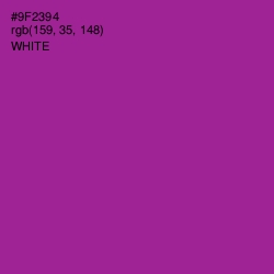 #9F2394 - Vivid Violet Color Image