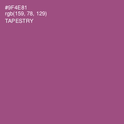 #9F4E81 - Tapestry Color Image