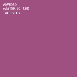 #9F5080 - Tapestry Color Image