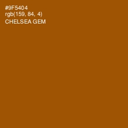 #9F5404 - Chelsea Gem Color Image