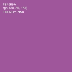 #9F569A - Trendy Pink Color Image
