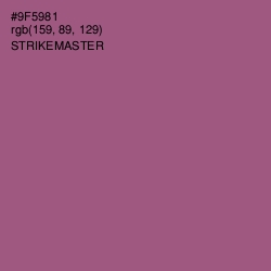 #9F5981 - Strikemaster Color Image