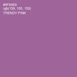 #9F6499 - Trendy Pink Color Image
