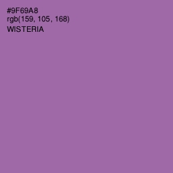 #9F69A8 - Wisteria Color Image