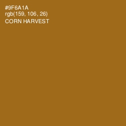 #9F6A1A - Corn Harvest Color Image