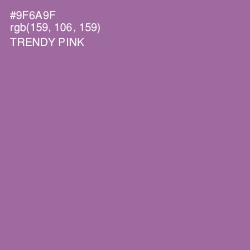 #9F6A9F - Trendy Pink Color Image