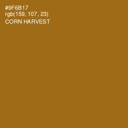 #9F6B17 - Corn Harvest Color Image