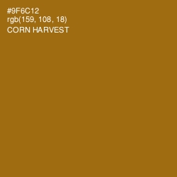 #9F6C12 - Corn Harvest Color Image