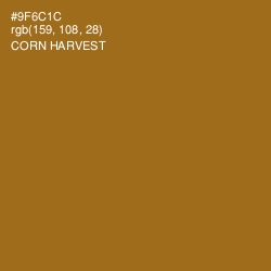 #9F6C1C - Corn Harvest Color Image