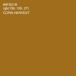 #9F6D1B - Corn Harvest Color Image