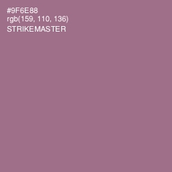 #9F6E88 - Strikemaster Color Image