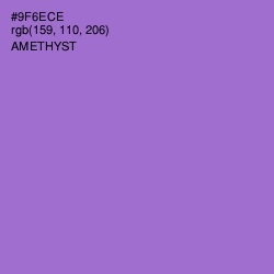 #9F6ECE - Amethyst Color Image