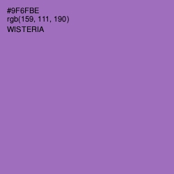 #9F6FBE - Wisteria Color Image