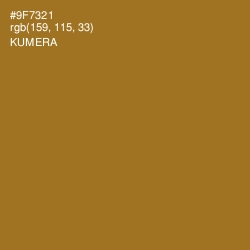 #9F7321 - Kumera Color Image