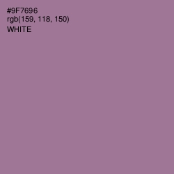 #9F7696 - Mountbatten Pink Color Image