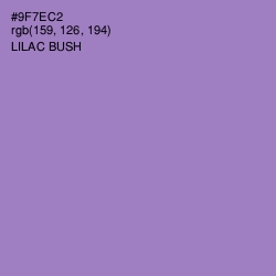 #9F7EC2 - Lilac Bush Color Image