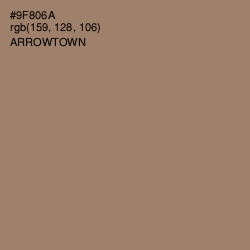 #9F806A - Arrowtown Color Image
